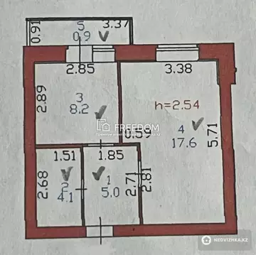 36 м², 1-комнатная квартира, этаж 2 из 6, 36 м², изображение - 5