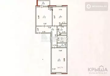 80 м², 2-комнатная квартира, этаж 5 из 12, 80 м², изображение - 10