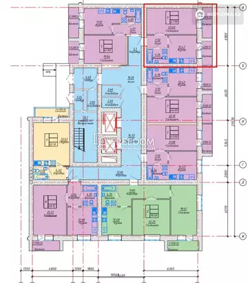 44.6 м², 1-комнатная квартира, этаж 11 из 13, 45 м², изображение - 3