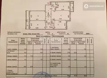 136 м², 4-комнатная квартира, этаж 4 из 12, 136 м², изображение - 3