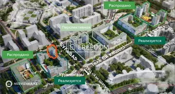 69.53 м², 2-комнатная квартира, этаж 8 из 14, 70 м², изображение - 4