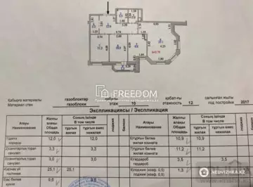 80 м², 3-комнатная квартира, этаж 10 из 12, 80 м², изображение - 0