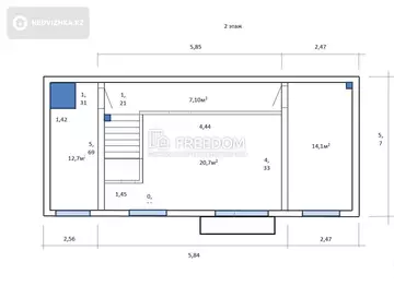 105 м², 4-комнатная квартира, этаж 5 из 6, 105 м², изображение - 16