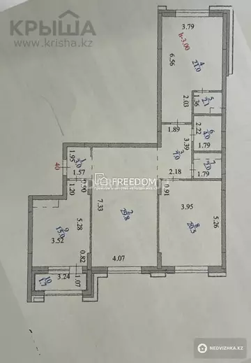 108 м², 3-комнатная квартира, этаж 11 из 12, 108 м², изображение - 4