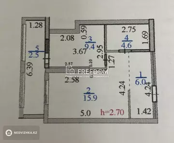 41 м², 1-комнатная квартира, этаж 4 из 18, 41 м², изображение - 7