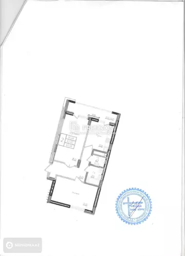 2-комнатная квартира, этаж 8 из 9, 67 м²