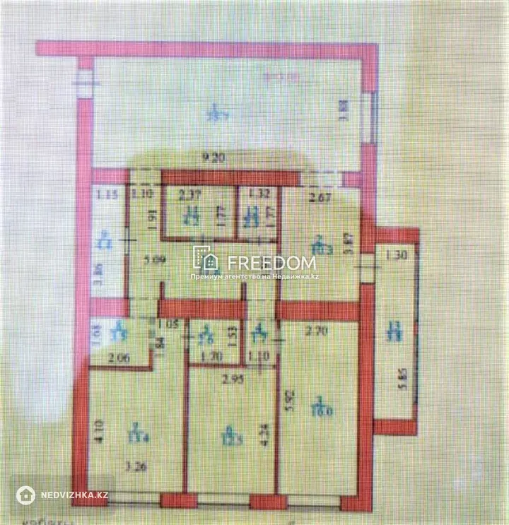 122 м², 4-комнатная квартира, этаж 4 из 10, 122 м², изображение - 1