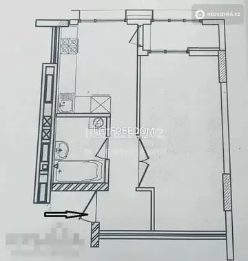 37 м², 1-комнатная квартира, этаж 10 из 12, 37 м², изображение - 0