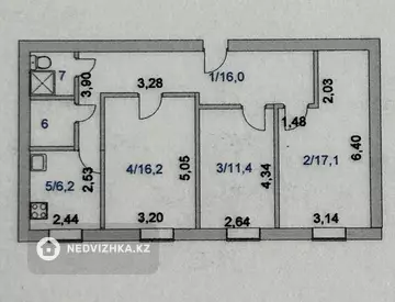 72.3 м², 3-комнатная квартира, этаж 1 из 5, 72 м², изображение - 14