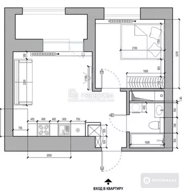 36 м², 1-комнатная квартира, этаж 6 из 12, 36 м², изображение - 7