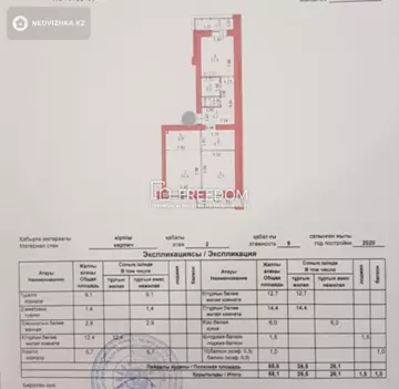 70 м², 3-комнатная квартира, этаж 2 из 9, 70 м², изображение - 6