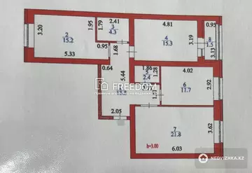 85.7 м², 3-комнатная квартира, этаж 5 из 9, 86 м², изображение - 13