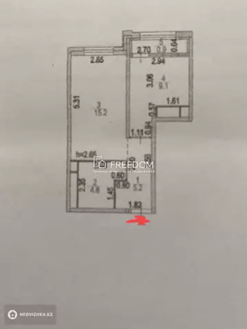 36 м², 1-комнатная квартира, этаж 10 из 12, 36 м², изображение - 6