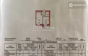 36 м², 1-комнатная квартира, этаж 4 из 12, 36 м², изображение - 2