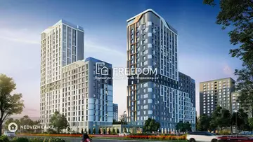 44 м², 1-комнатная квартира, этаж 4 из 9, 44 м², изображение - 1