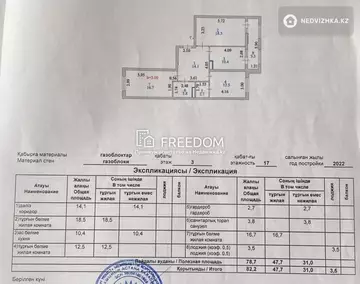 82 м², 3-комнатная квартира, этаж 3 из 17, 82 м², изображение - 22