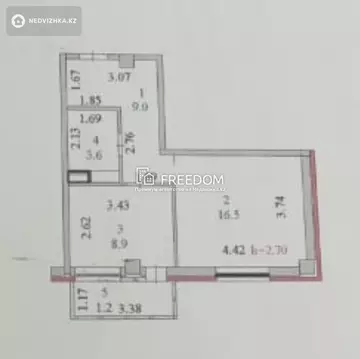 36 м², 1-комнатная квартира, этаж 5 из 16, 36 м², изображение - 7