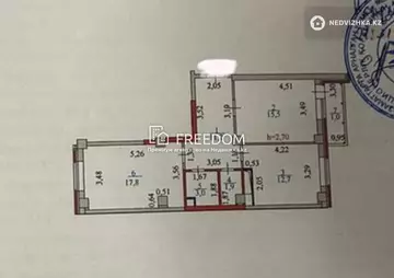 63.1 м², 2-комнатная квартира, этаж 12 из 16, 63 м², изображение - 8