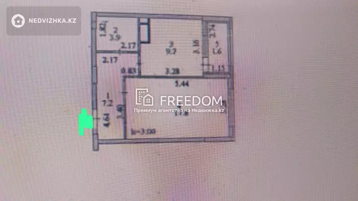 40.2 м², 1-комнатная квартира, этаж 4 из 16, 40 м², изображение - 1