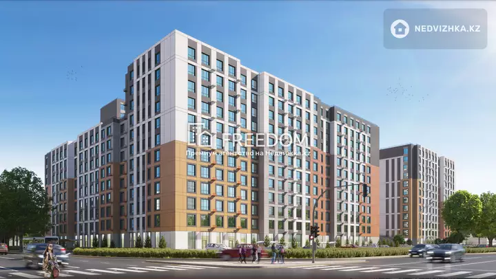 57.7 м², 2-комнатная квартира, этаж 10 из 14, 58 м², изображение - 1