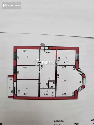 120 м², 4-комнатная квартира, этаж 2 из 9, 120 м², изображение - 6