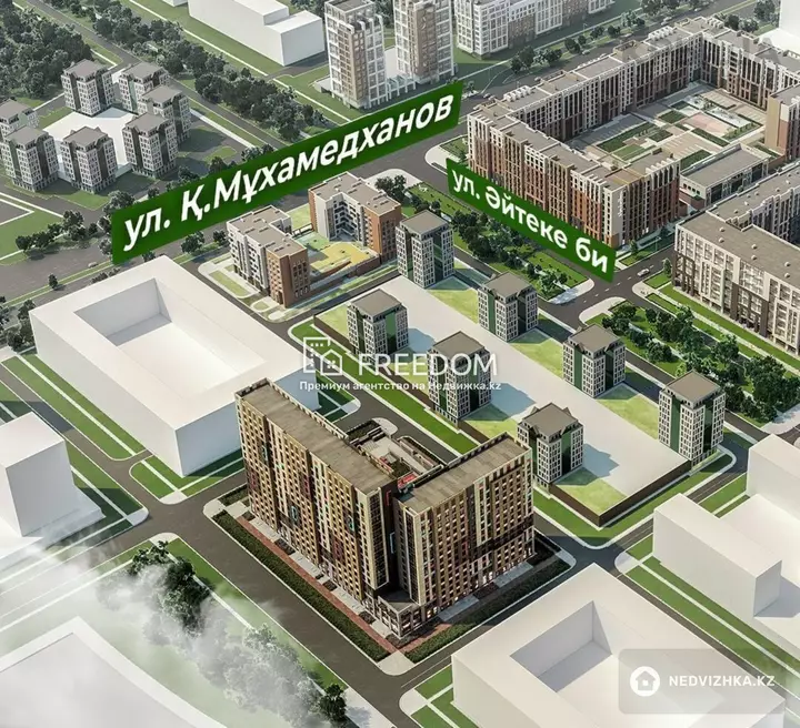 60 м², 2-комнатная квартира, этаж 1 из 16, 60 м², изображение - 1