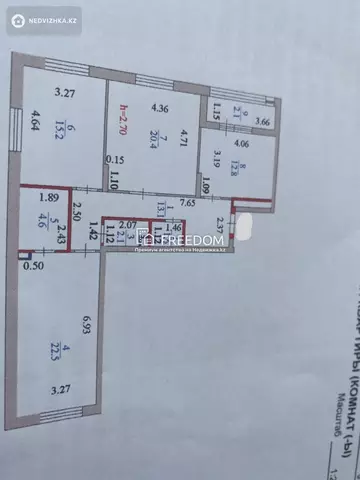 94 м², 3-комнатная квартира, этаж 2 из 9, 94 м², изображение - 0