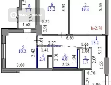 3-комнатная квартира, этаж 11 из 12, 70 м²