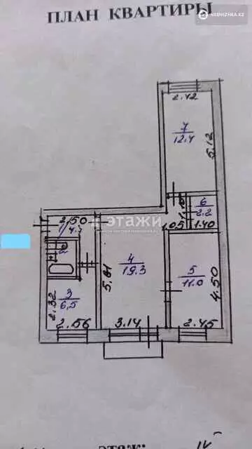 59 м², 3-комнатная квартира, этаж 4 из 5, 59 м², изображение - 11