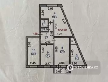 81 м², 4-комнатная квартира, этаж 5 из 5, 81 м², изображение - 17