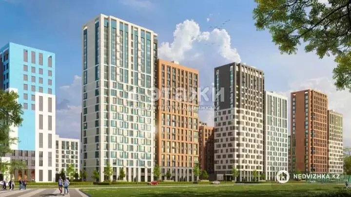 47.3 м², 2-комнатная квартира, этаж 15 из 17, 47 м², изображение - 1