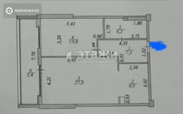 73 м², 2-комнатная квартира, этаж 7 из 7, 73 м², изображение - 10