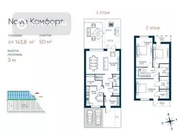 143.8 м², 4-комнатный дом, 144 м², изображение - 7