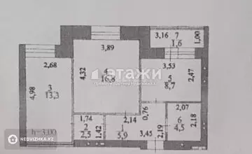 54 м², 2-комнатная квартира, этаж 1 из 9, 54 м², изображение - 12