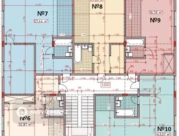 1-комнатная квартира, этаж 3 из 3, 37 м²