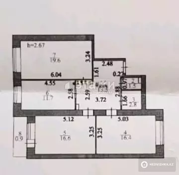 83 м², 3-комнатная квартира, этаж 10 из 10, 83 м², изображение - 18