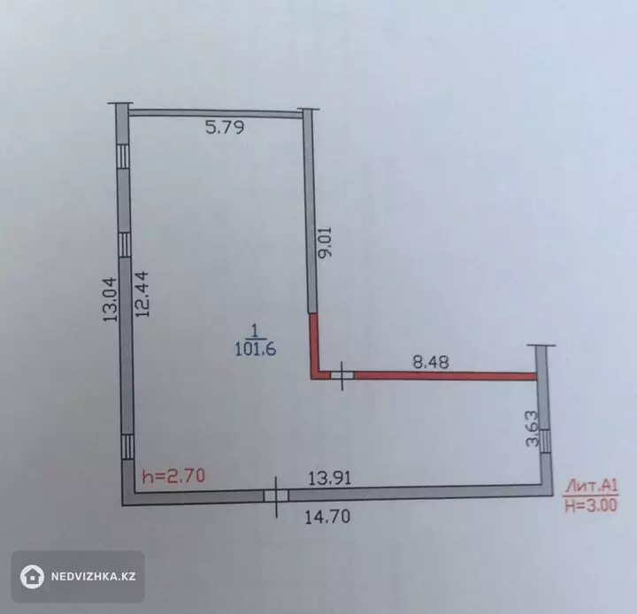 100 м², Помещение, 10 этажей, 100 м², на длительный срок, изображение - 1