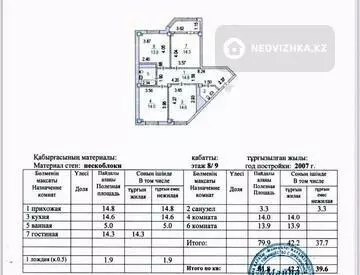 81 м², 3-комнатная квартира, этаж 8 из 9, 81 м², изображение - 12