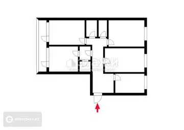 84 м², 4-комнатная квартира, этаж 2 из 5, 84 м², изображение - 9