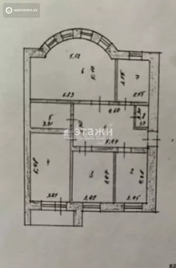 108 м², 4-комнатная квартира, этаж 9 из 9, 108 м², изображение - 1