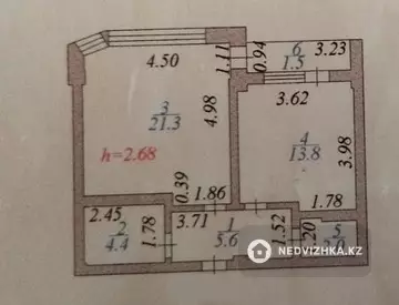 49 м², 1-комнатная квартира, этаж 5 из 9, 49 м², изображение - 0