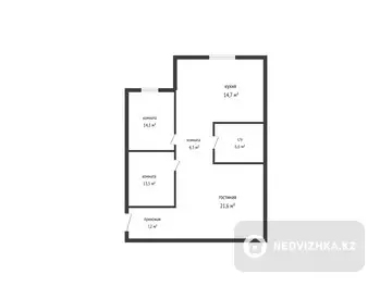 82 м², 3-комнатная квартира, этаж 4 из 7, 82 м², изображение - 16