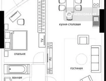 90 м², 2-комнатная квартира, этаж 9 из 13, 90 м², изображение - 1