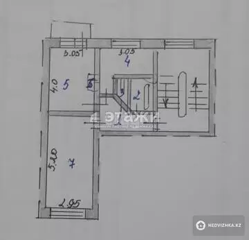 44 м², 2-комнатная квартира, этаж 5 из 5, 44 м², изображение - 5