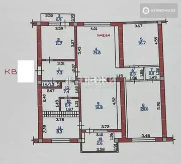 122 м², 5-комнатная квартира, этаж 2 из 5, 122 м², изображение - 10