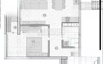 60 м², 1-комнатная квартира, этаж 18 из 20, 60 м², на длительный срок, изображение - 16