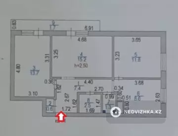 65 м², 3-комнатная квартира, этаж 5 из 6, 65 м², изображение - 0