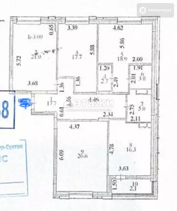 134 м², 4-комнатная квартира, этаж 3 из 9, 134 м², изображение - 52