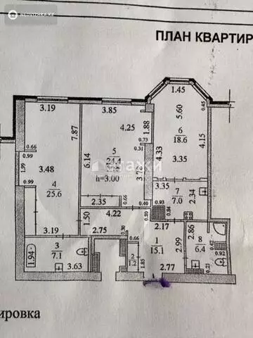 105 м², 3-комнатная квартира, этаж 3 из 21, 105 м², на длительный срок, изображение - 25