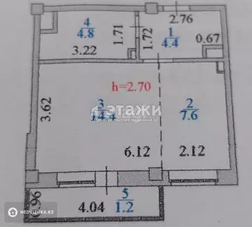 32 м², 1-комнатная квартира, этаж 5 из 9, 32 м², изображение - 1